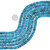 High Grade Blue Turquoise Rondelle Disc Beads 45093