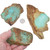 Sliced Turquoise Rough Matching 3 Piece Set 45099