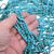 Bright Blue Natural Turquoise Beads 5-6mm Nuggets 45313