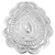 Sterling Silver Teardrop Domed Concho 36349