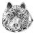 Sterling Silver Wolf Ring 36352