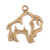 Brass Buffalo Charm 36365