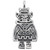Sterling Silver Kachina Pendant Jewelry Part 36288