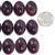 Natural Purple Spiny Oyster Cabochons 45355