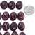 Natural Purple Spiny Oyster Cabochons 45356