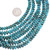 Deep Blue Green Spiderweb Turquoise Beads 45376