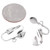 Silver Clip On Earring Bases for DIY Jewelry Making 45852
