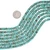 Blue Green Turquoise Rondelle Beads 45961