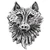 Sterling Silver Wolf Jewelry Part 50007