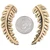 Brass Leaves Feathers Set Jewelry Parts 50011