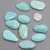 Vintage Number 8 Turquoise Cabochons 50021
