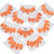 Oval Spiny Oyster Cabochons Set of Five Matching Stones 50117