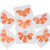 Teardrop Shape Spiny Oyster Cabs Matching Set of Five 50118