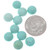 Package of 10 Genuine Turquoise Cabs 50123