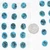 Natural Arizona Turquoise Cabochons 50172