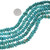 Old Stock Turquoise Rondelle Beads 50186