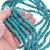 Santo Domingo Style Turquoise Rondelle Beads 50189