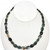 10mm by 13mm Moss Agate Beads 16 inch Strand 0051