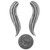 Silver Feather Jewelry Parts 36041