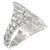 Jewelry Supply Adobe Brick Pattern Ring Shank 36301