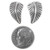 Leafs Feathers Fans Jewelry Parts 36053