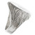 Navajo Groove Pattern Silver Ring Shank 36326