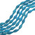 Dark Blue Turquoise Magnesite Tube Beads 30851