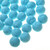 Turquoise Color Round Rope Plastic Beads 36581