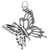 Sterling Silver Butterfly Charm 35449