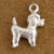 Sterling Silver Dog Poodle Charm