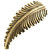 Cast Yellow Brass Feathers 36095