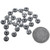 6mm Stamped Silver Beads 32744