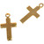 Gold Plated Cross Charm 37654