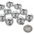 18mm High Shine Sterling Silver Beads 31983