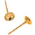 Gold Post Earring Parts Jewelry Making Supplies 37688