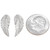 Sterling Silver Leaf Set 36760
