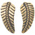 Twist Wire Leaf Set Gold Brass 36213