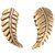 Small Brass Leaves Set 36126