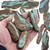 Number 8 Ribbon Turquoise Slices Cabochon Cutting 37254