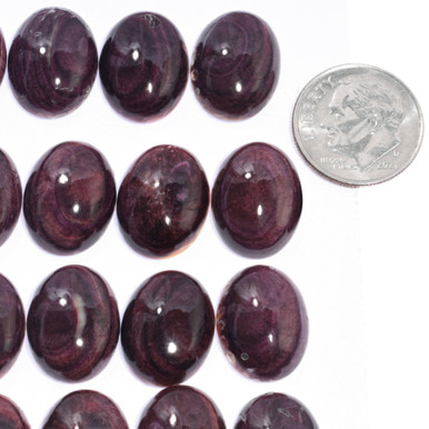 12x16mm Purple Spiny Oyster Cabochons Natural Shell 45356