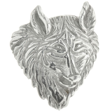 Wolf Head Sterling Silver Casting 1