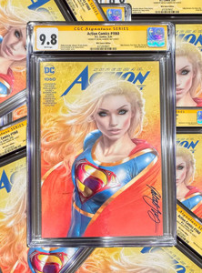 ACTION COMICS #1060 CGC 9.8 SIGNED BY NATALI SANDERS MIKE TURNER VARIANT ACTION COMICS #1060 CGC 9.8 SIGNED BY NATALI SANDERS MIKE TURNER VARIANT