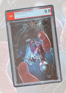 Miles Morales Spider-Man 1 PSA 9.8 NM/MINT Graded John Giang BTC Virgin Variant