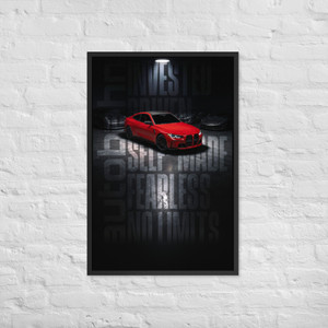 Autobahn Stand Out Framed Poster