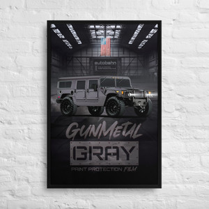 Gun Metal PPF - Framed canvas
