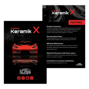 POS Card - Keramik X Ceramic Coating (Pack of 100)