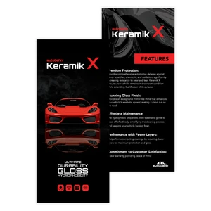 Rack Card - Keramik X Ceramic Coating (Pack of 25)