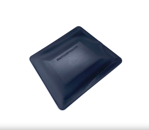4" Black Hard Card