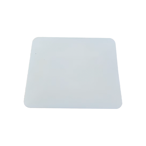 4" White Hard Card