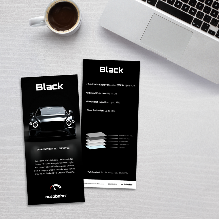 Rack Card - AB Black (Pack of 50)